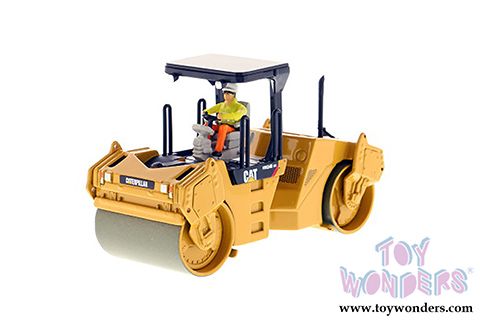 Diecast Masters - Caterpillar CB-534D XW Vibratory Asphalt Compactor - Core Classics Series (1/50 scale diecast model car, Yellow) 85132